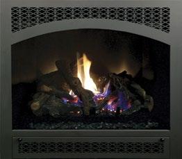 a non - combustible component between the firebox and face to complete the installation.