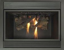 The design of the Lopi 564 GS2 allows you to add the beauty of fire with a large viewing area while giving you control over the heat.