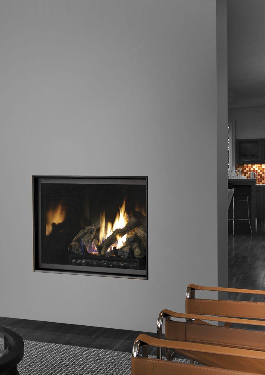 864 GS2 (Clean Face) Direct Vent Gas Fireplace The 864 GS2 is standard with the Clean Face meaning you you finish this fireplace in a minimal way without the need for grills.