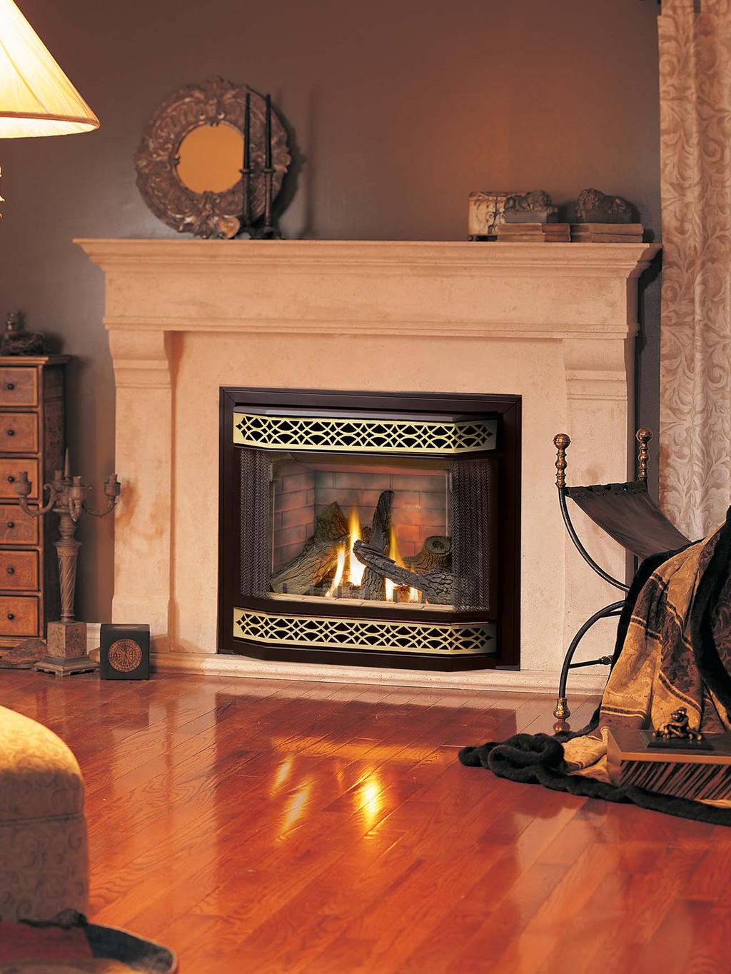with BTU input ranging from 17,500 to as much as 27,000 this great looking fireplace is the way to go.