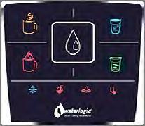 Leave the descale solution fluid to stand in the Hot Tank for 20 minutes. After 20 minutes, select the Hot Water Icon, select the Dispense button and flush 3 gallons of Hot water through the CUBE. 20. Turn off the water supply at the isolation point.