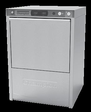Undercounter Dishwashing Machines Standard Features Multi-Phase allows for infield conversion from single to three phase with ease.