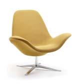 Concord low Harmonic elegance and lightness are characteristics of the chair.