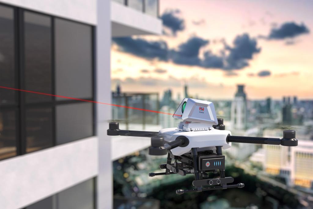 Introduction HESAI Hesai partnered with DJI to build the world first drone-mounted natural gas surveillance system HS-5000.