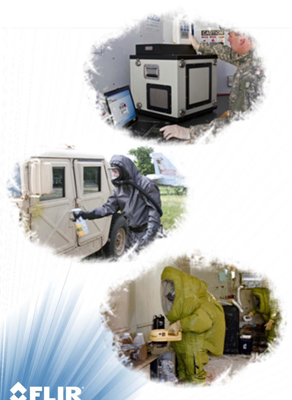 CBRNE Chemical/Biological First portable Mass Spectrometer Chem/Bio product revenue grew 100%+ Joint Services