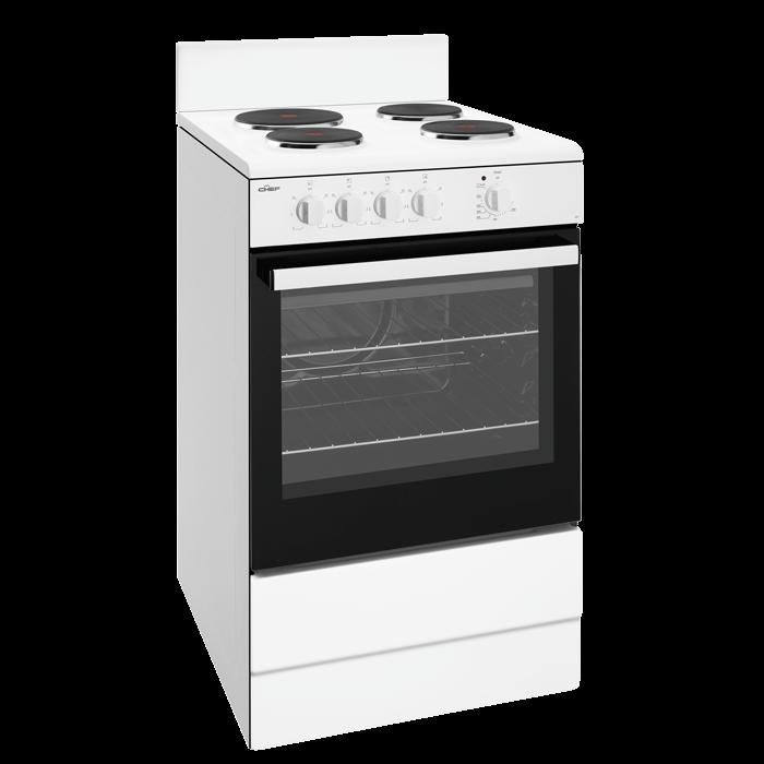 54cm White freestanding cooker