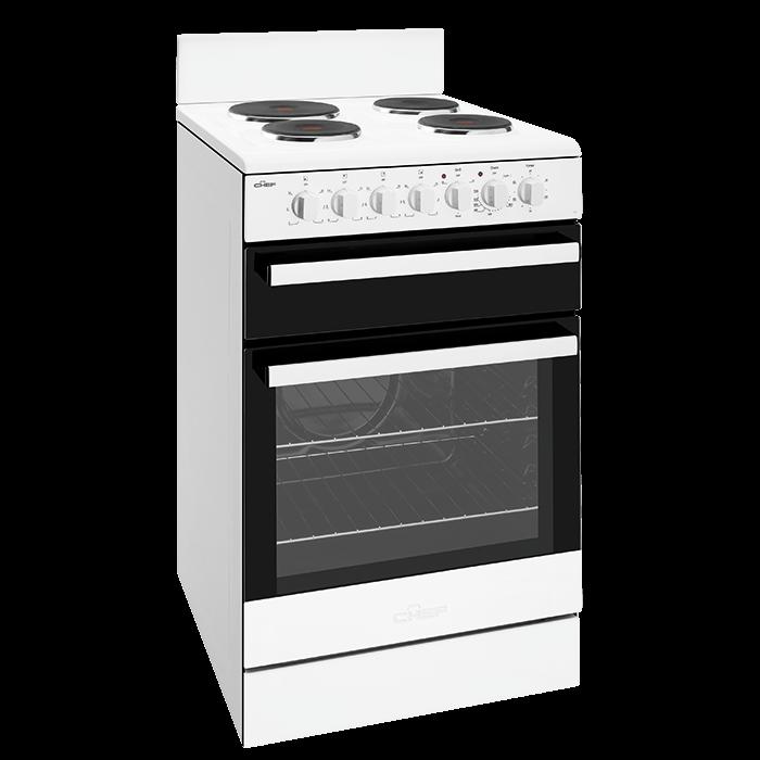 54cm white freestanding cooker with