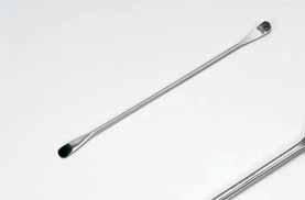 Part No. 1001583 Length 180 mm. 38 mm 20 mm 25 mm SPATULA DOUBLE SPOON ENDS Made of Stainless steel AISI 304.
