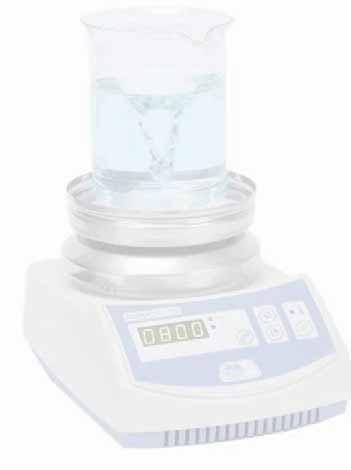 Analogue-digital magnetic stirrer Agimixt FOR REGULABLE SPEED UP TO 1600 rpm FOR REGULABLE TEMPERATURES UP TO 350 ºC. MAXIMUM STIRRING VOLUME: 5-10 LITRES.