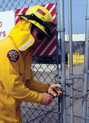 KNOX PADLOCK Knox padlocks secure equipment lockers, restricted utility areas, and fire access gates.