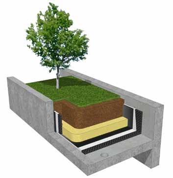 Planter Box with Void Fill Planter Box Intensive Roof Garden &