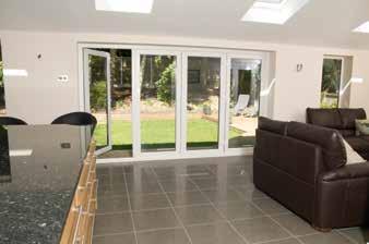 Doors fold back against each other to maximise space Energy efficient windows have substantially transformed the energy efficiency of residential homes in the last few years, and are