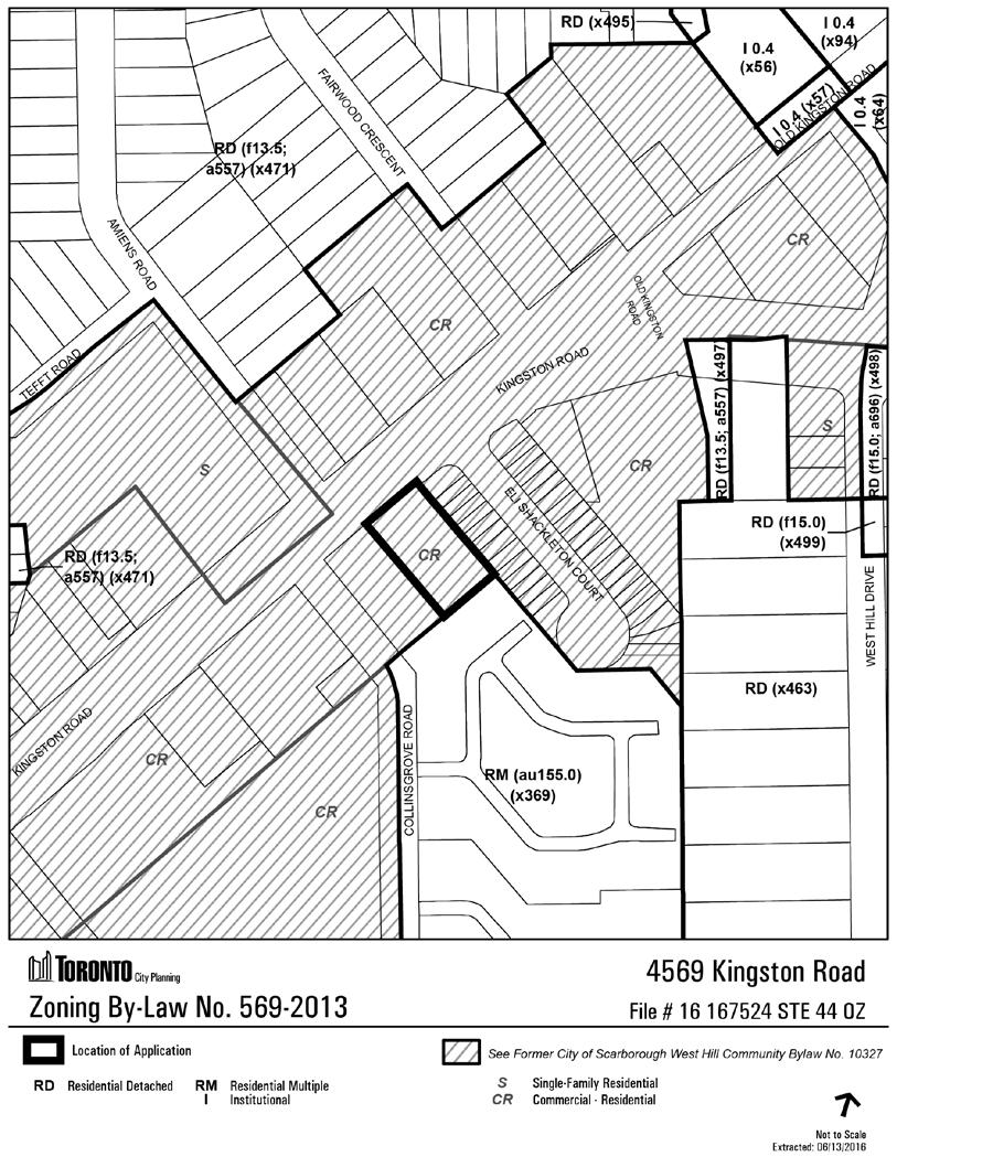 Attachment 4: Existing Zoning By-law Map Staff