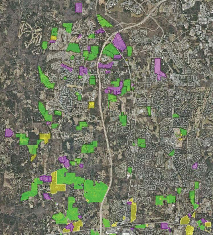 Subdivison Map Under Construction Proposed Development Approved Development Demographics 1 Mile 3 Miles 5 Miles Drive Times 2016 Total Population 2,480 47,909 138,872 Downtown Cary Annual Population