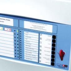 of the building manager Clear, visible indications with easy to operate functions Unique keyswitch to