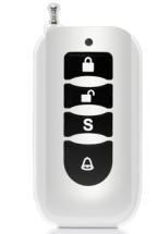 KR-R90 Panic button used for elderly people or emergency situation Operating voltage: DC12V Standby current: 5uA Transmitting current: 15mA Battery life: 1 to 2 years Wireless frequency: