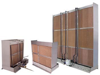LOW MAINTENANCE High-Pressure and Wetted Media Systems are very low maintenance systems.