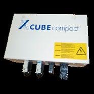 The control panel communicates with the X-CUBE control master via a Modbus interface, which ensures simple installation.