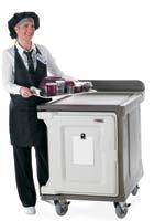 10-Tray Room Service Cart Enhance patient satisfaction with high quality, room-service style meals served quietly and efficiently.