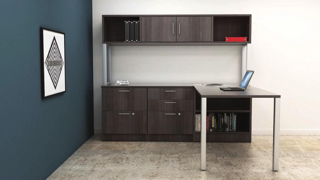 Add a Modesty Add an optional modesty panel underneath desktops for added privacy.