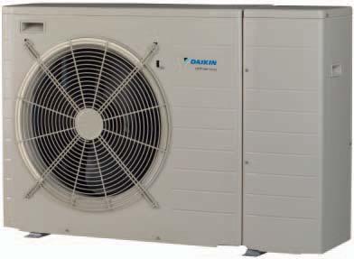 E(B/D)LQ-CV3 + EK(2)CB-CV3 + EKMBUH3V3/9W1 Daikin Altherma low temperature monobloc Small capacity air to water monobloc system, ideal when indoor space is limited Compact monobloc for with optional