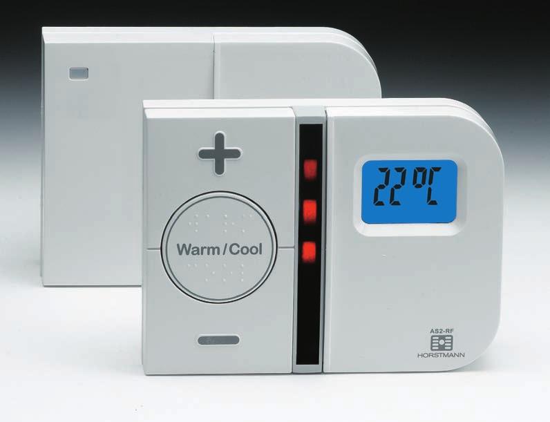 ThermoPlus AS2-RF Wireless Programmable Room Thermostat The ThermoPlus AS2-RF is an intelligent wireless programmable thermostat, which transmits control signals to an RF receiver unit via Z Wave