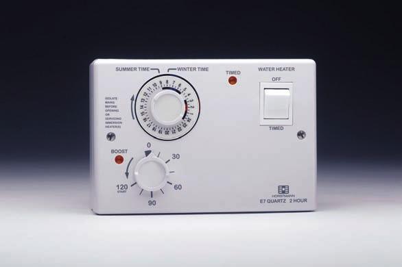 electricity. The manual boost timer provides extra hot water in the day time should it be needed.