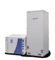 Used with remote air handler (shown above) or gas furnace. 2 to 6 ton single speed (7 sizes) Outdoor unit. Used with remote air handler or gas furnace.
