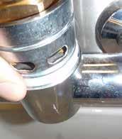 Re-install a new Swivel Bush first and carefully slide it over the mixer body until it come to rest at