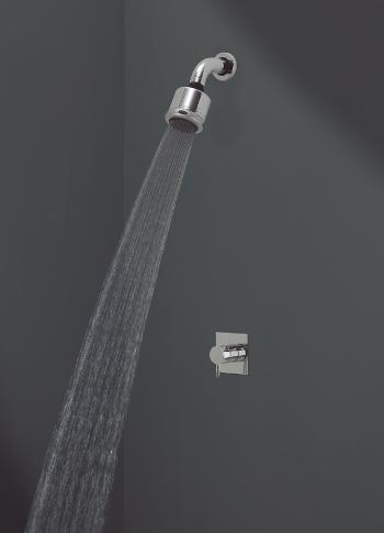 10 Mini has been designed to work smoothly with a single overhead shower or a shower kit with a wall outlet.