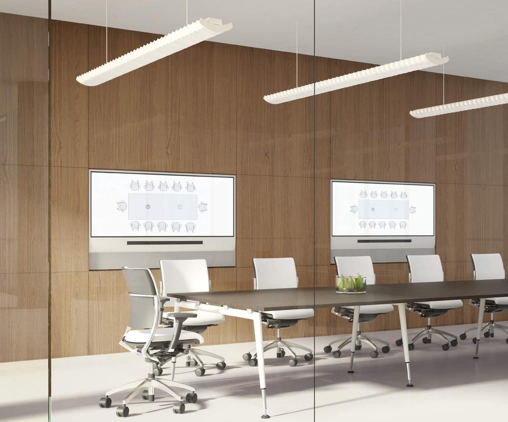 13 collaborative A collection of meeting tables is available in an array of