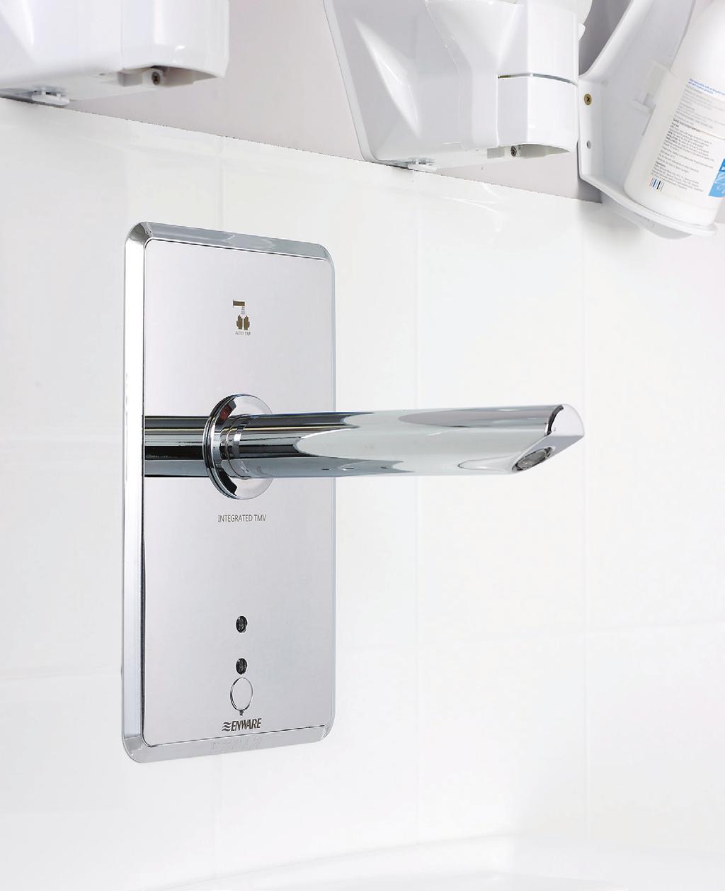 adjustable centres available ATM611 ATM611X ATM610 ATM610X Battery or Mains (via transformer) powered In-wall recess mounting box Chrome plated wall plate and escutcheon with o-rings and seal to