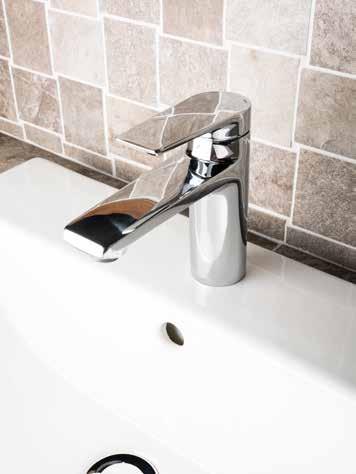 ATTACHÉ Mono Basin Mixer without Pop-up Waste with 1/2 Flexible Pipes Min. Operating Pressure 0.5 bar LP AQE-ATT-301S-CP Mono Tall Basin Mixer without Pop-up Waste with 1/2 Flexible Pipes Min.