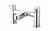 ENVOY Mono Basin Mixer with Pop-up Waste with 1/2 Flexible Pipes Min. Operating Pressure 0.