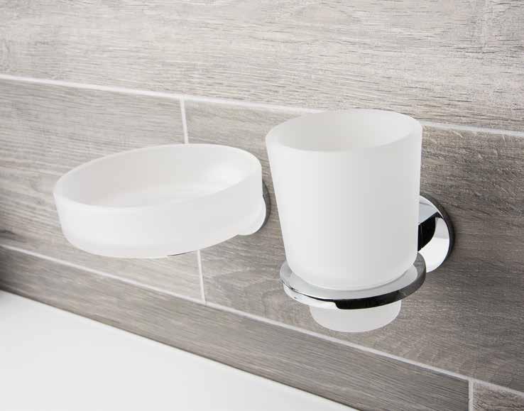 WINDEMERE Windemere Wall Mounted Tumbler and Holder AQE-WIN-700-CP Wall Mounted Soap Dish and Holder AQE-WIN-701-CP Toilet Roll Holder with Cover AQE-WIN-711-CP Towel Rail