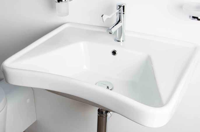 Overflow 455 x 305 x 170 mm AQE-MED-410-WH Wash Basin Fixing Kit BFK-BASIN-KIT Stratos Shallow Undercounter Wash Basin with Overflow 525 x 355 x 160 mm