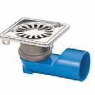 SHOWER DRAINS Shower Drain Grade 304 with Anti-odour 25 mm Water Seal Includes Horizontal Adapter Outlet Dia.