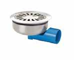 FLOOR DRAINS Floor Drain with Trap Grade 304 with Anti-odour 50 mm Water Seal with Removable Trap Horizontal