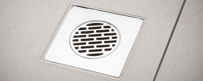 150 x 150 mm Polished AQD-VER150-SV Floor Drain with Trap (Low Height) Grade 304 with Anti-odour 35 mm Water