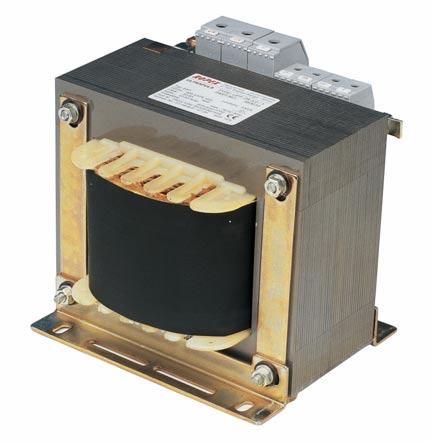 Accessories and modifications Impulse transformer Designed according to VDE 57/EN 61558 with a one-section