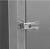 3.3. Inserting the Novobox milk container Open the door by pressing the release of the door hatch at the right edge of the door.