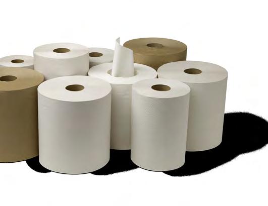 EcoSoft 100% Recycled and Green Seal -certified Paper Products EcoSoft Roll Towels EcoSoft roll towels satisfy those who prefer to