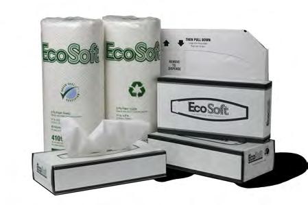 wastepaper content. Facial tissue offers the feel of household tissue with attractive, environmentally preferable packaging.