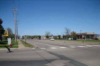 Figure 11 - View looking north from the west side of West Broadway