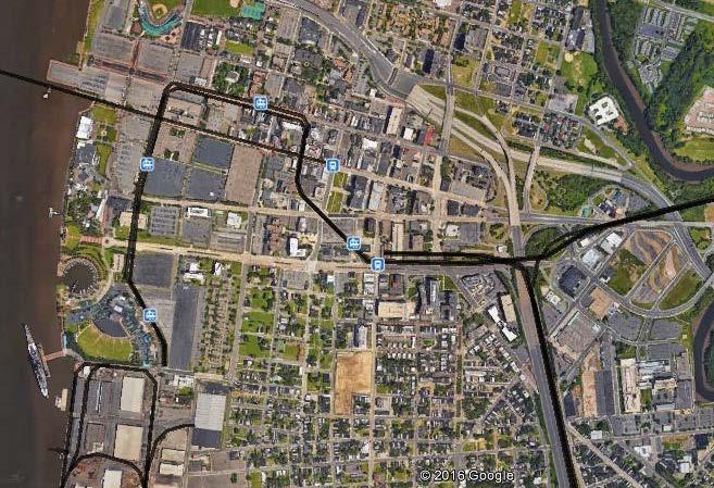 RAIL TRANSIT: PROPOSED Waterfront Victor & Radio Lofts Rutgers Camden Campus City Hall CCC Row an ½ mile River Line Subaru Rutgers/ Row an Cooper Hospital