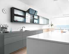 AVENTOS HS The up and over motion of the AVENTOS HS requires a small amount of space