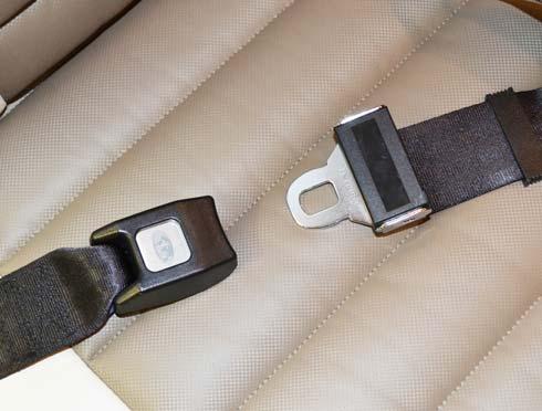 1- Insert tab into buckle slot until it clicks and is locked Co-Pilot Footrest Lever (Located on outboard side of co-pilot seat) -Typical View +Lounger (Co-Pilot Seat) If Equipped Your coach may be