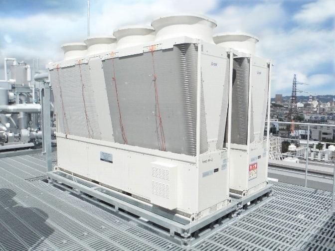 1. Background Purpose (1) Air-cooled heat pump chillers The chillers are usually used as a central heat source machine for outdoor air