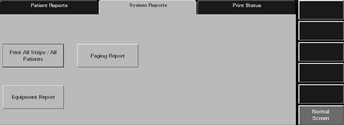 System Reports Tab Report Functions 8.2 System Reports Tab The System Reports tab (shown in FIGURE 8-19) is used to generate reports on a system level.