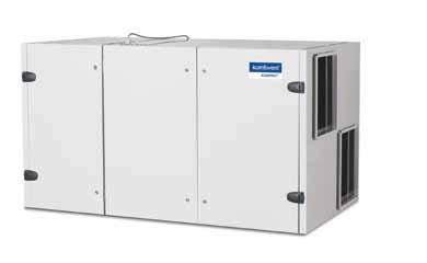 Energy Efficient Komfovent KOMPAKT Capacity range from 200 to 8 000 m 3 /h Air flow Komfovent KOMPAKT series offers the standardized range of with heat recovery by rotary or plate, or just supply air